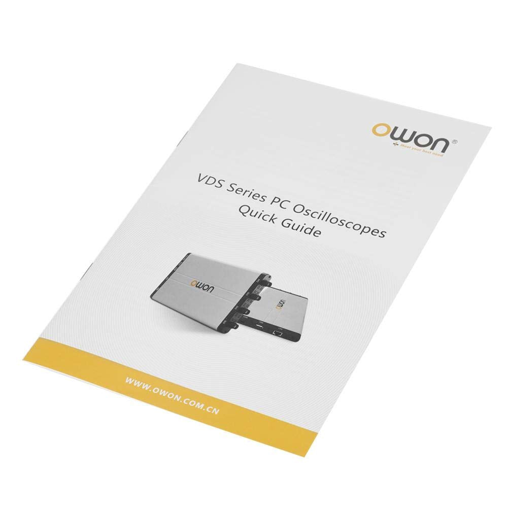 Owon: VDS1022 (non-i) PC Oscilloscope 25Mhz Bandwidth Dual-Channel PC Based USB Digital Storage Virtual Oscilloscope, Spectrum Analyzer, Data Recorder with Portable Design