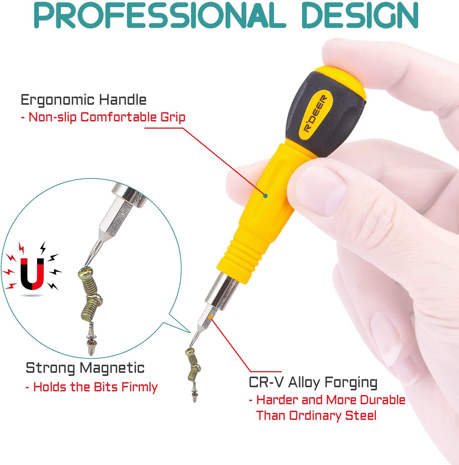 53 in 1 Multifunctional Precision Screwdriver Set for Mobile/PC/Tablet