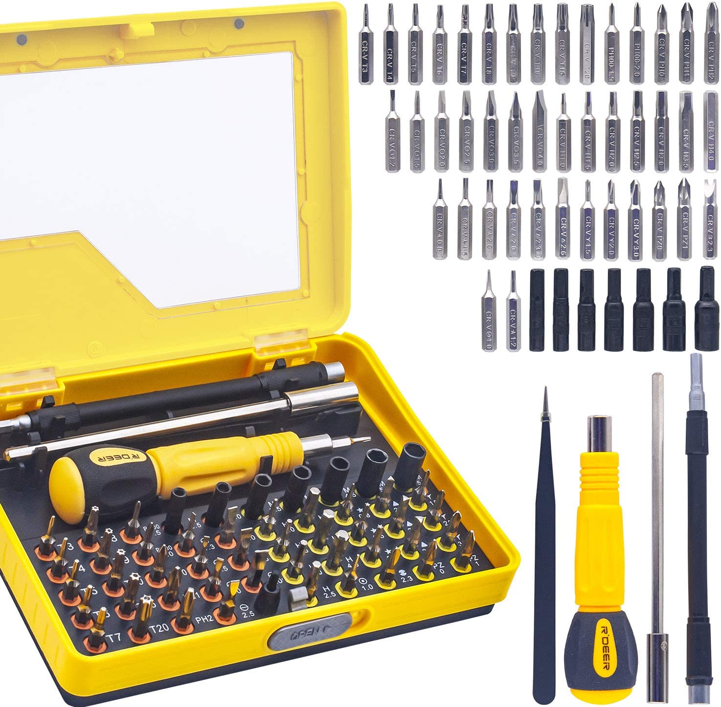53 in 1 Multifunctional Precision Screwdriver Set for Mobile/PC/Tablet