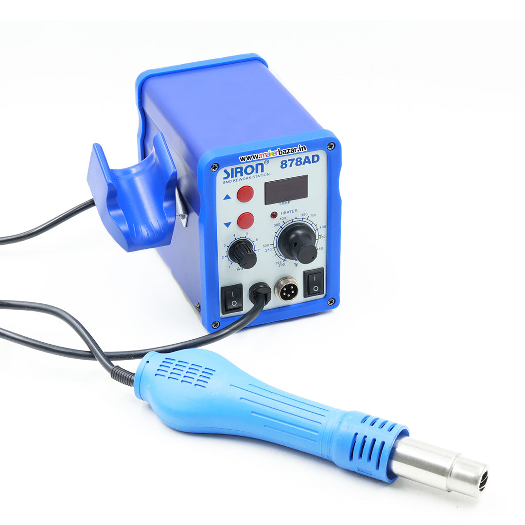 Siron: 878AD 2-in-1 Digital SMD Rework Station