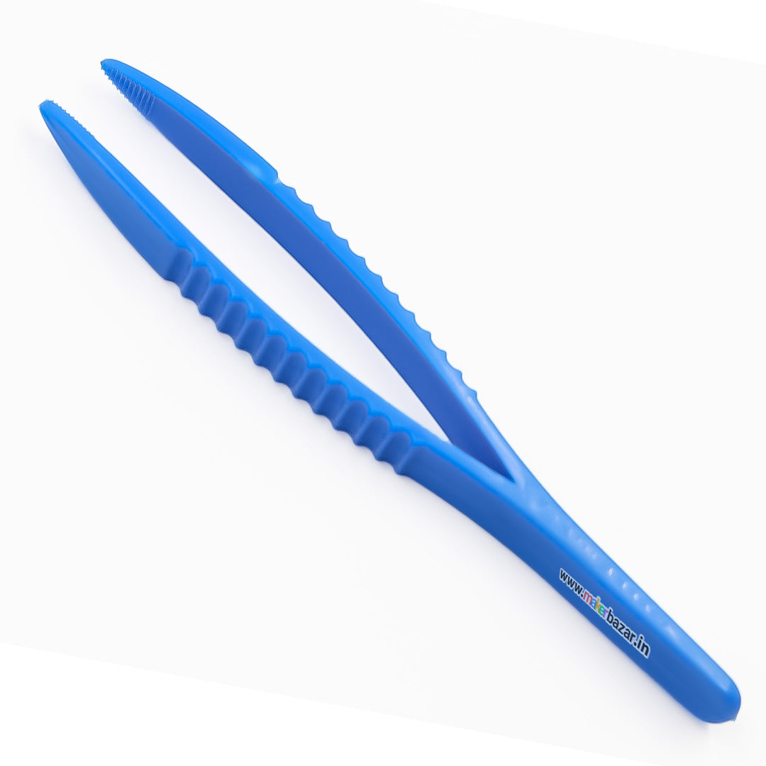 5pcs Steel Tweezers with Insulated Handle for Gadget Repair, Craft & Arts, Hobby DIY