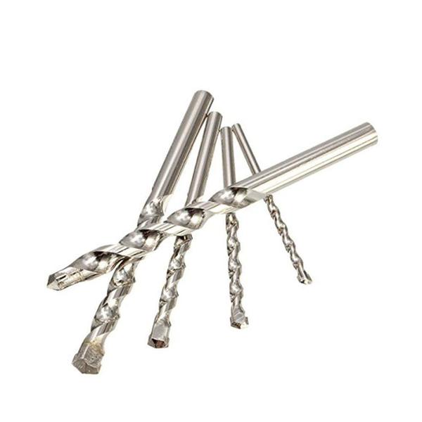 Generic: 5Pcs Masonry Drill Bit Set for Concrete and Brick Wall Drilling