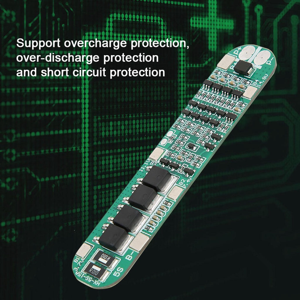 18.5V/21V 15A 5S Li‑ion Battery BMS Protection Board