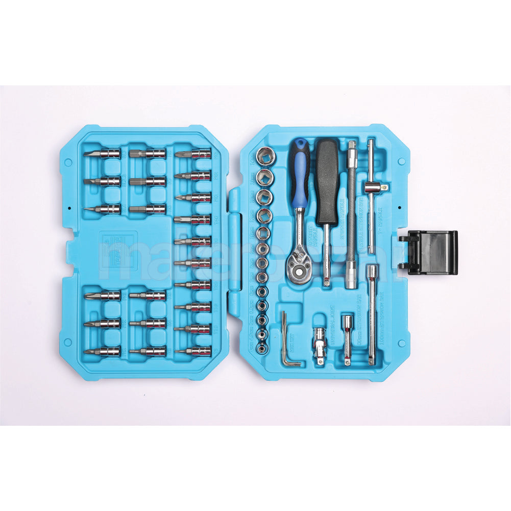 Taparia: SA 46 Socket set- 6.3mm Square Drive