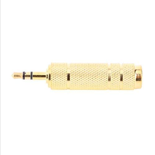 3.5mm (1/8 inch) Male to 6.35mm (1/4 inch) Female Adapter Connector