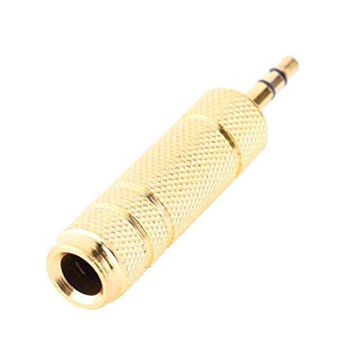 thumbnail image 2 of 3-Pack 3.5mm Female To 6.35mm Male Stereo Audio Jack Adapter - 1/8" To 1/4" 2 of 4