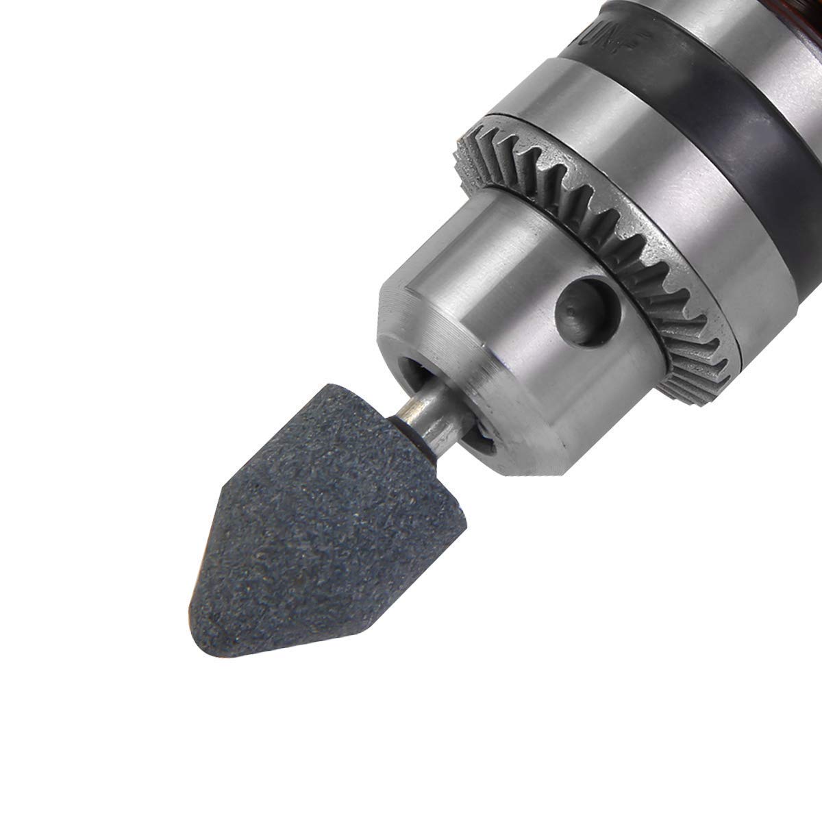 5 Pcs 3mm (1/8in) Shank Abrasive Mounted Stone Rotary Tool Bits