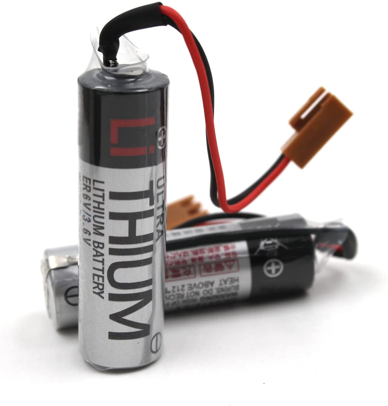 Toshiba: ER6V Size-AA 3.6V PLC Cell Non-Rechargeable Lithium Battery with Plug