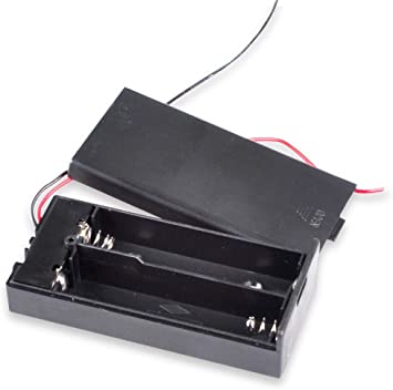 18650 Battery Holders with Cover and On/Off Switch
