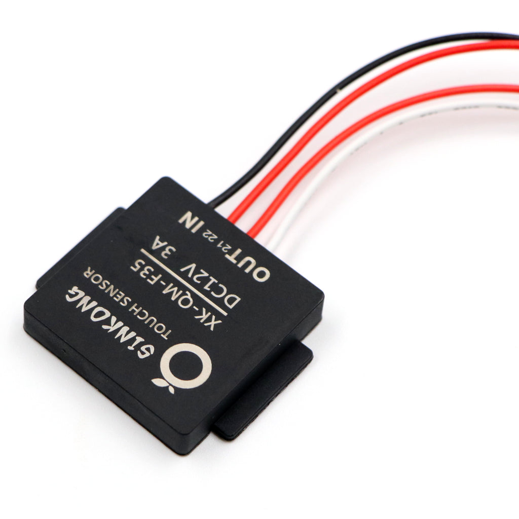 XK-QM-F35 Single Touch Sensor Mirror Switch For Glass Lamp Mirror Light LED 12VDC 3A One Colour