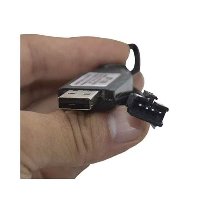 USB Charging Cable including Charging Protection BMS with SM-4P Plug for Ni-CD/Ni-MH Battery RC Cars/ DIY