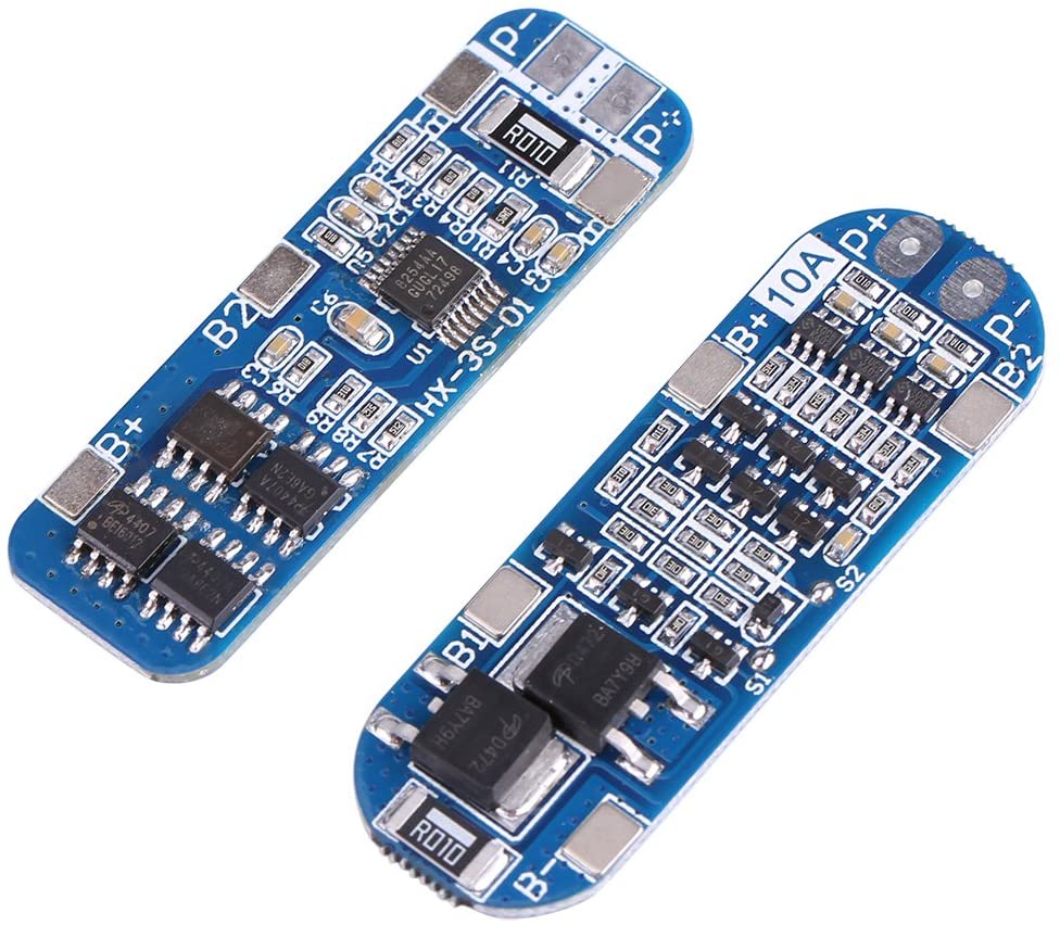 12.6V BMS 3S 10A 18650 Lithium Battery Protection Board