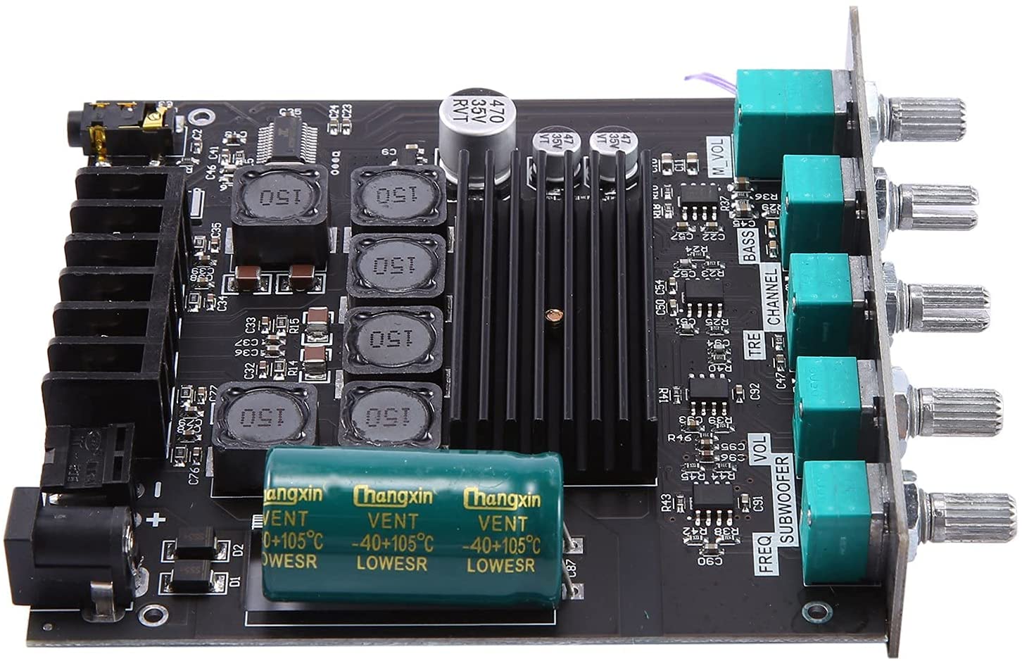 ZK-TB21 High Power 2.1 Channel Bluetooth Digital Amplifier Board 50WX2+100W