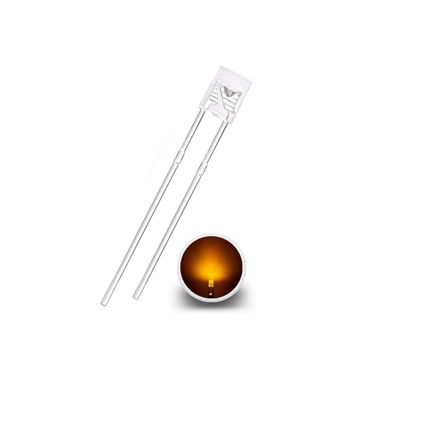 DIP LED 2x3x4mm Square Shape