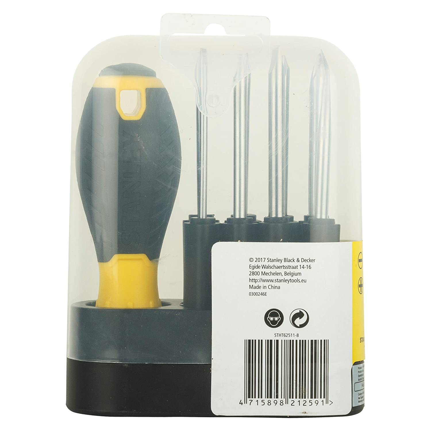 Stanley: STHT62511-8 9pcs Screwdriver Set with Storage Case
