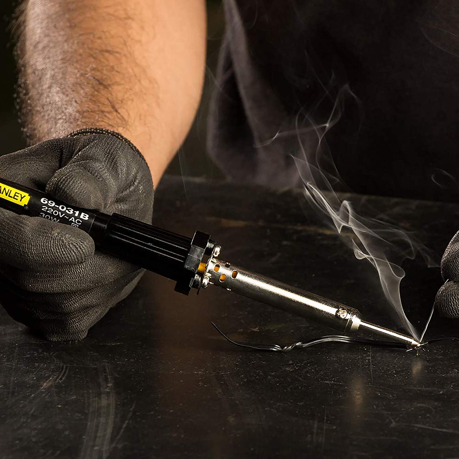 Stanley: 30-Watt Corded Soldering Iron (Black and Chrome)