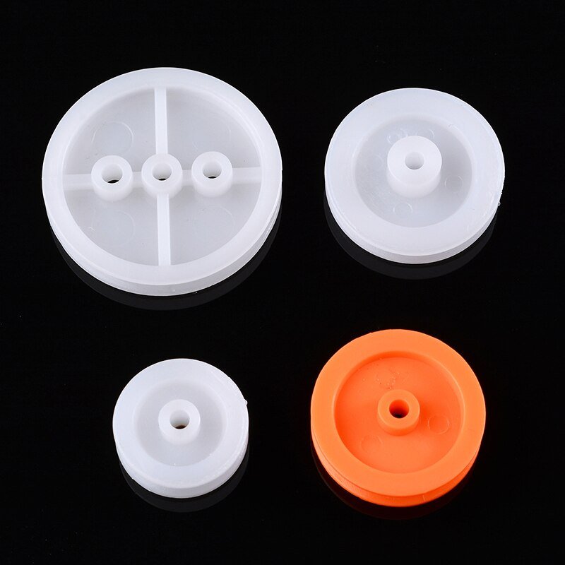 75Pcs Plastic Gear Assorted Kit Set with Various Gear and Axle Belt, Bushings and Pulleys for DIY Car Robot Project