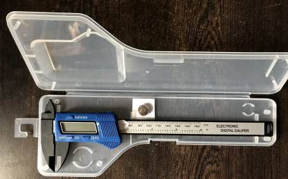 Digital Vernier Caliper Plastic Body 150mm/6Inch with Transparent Plastic Case