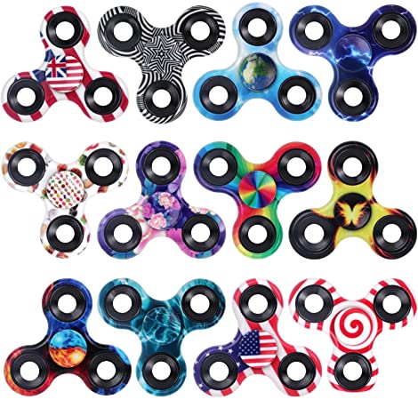 Crazy Fidget Spinner Toy (Random Colour & Design)