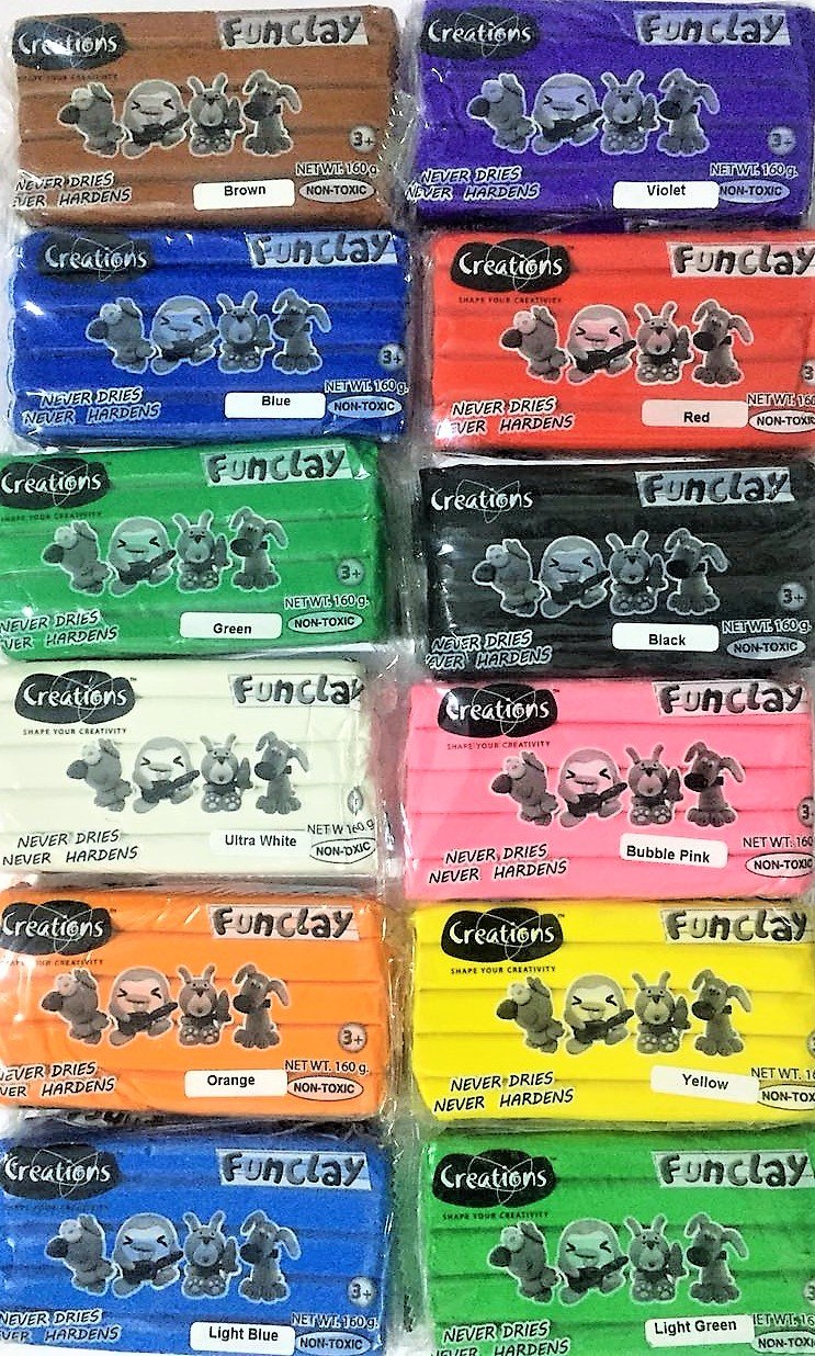 Creations: DIY Modelling Fun Clay 160gm Premium Quality