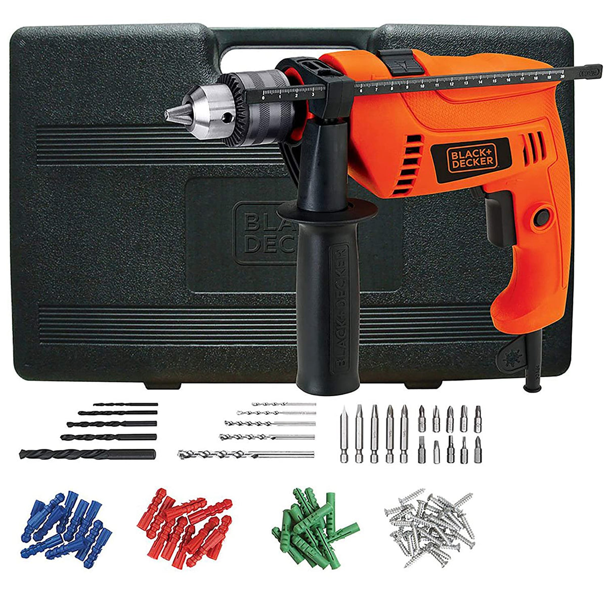 Black & Decker 13mm Impact Drill Set Model HD555KMPR – AHPI