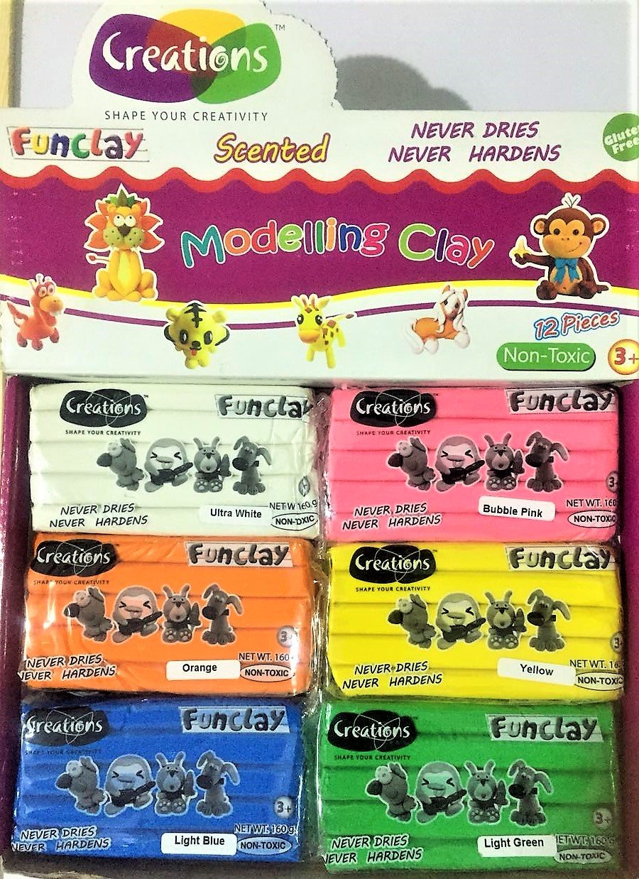 Creations: DIY Modelling Fun Clay 160gm Premium Quality