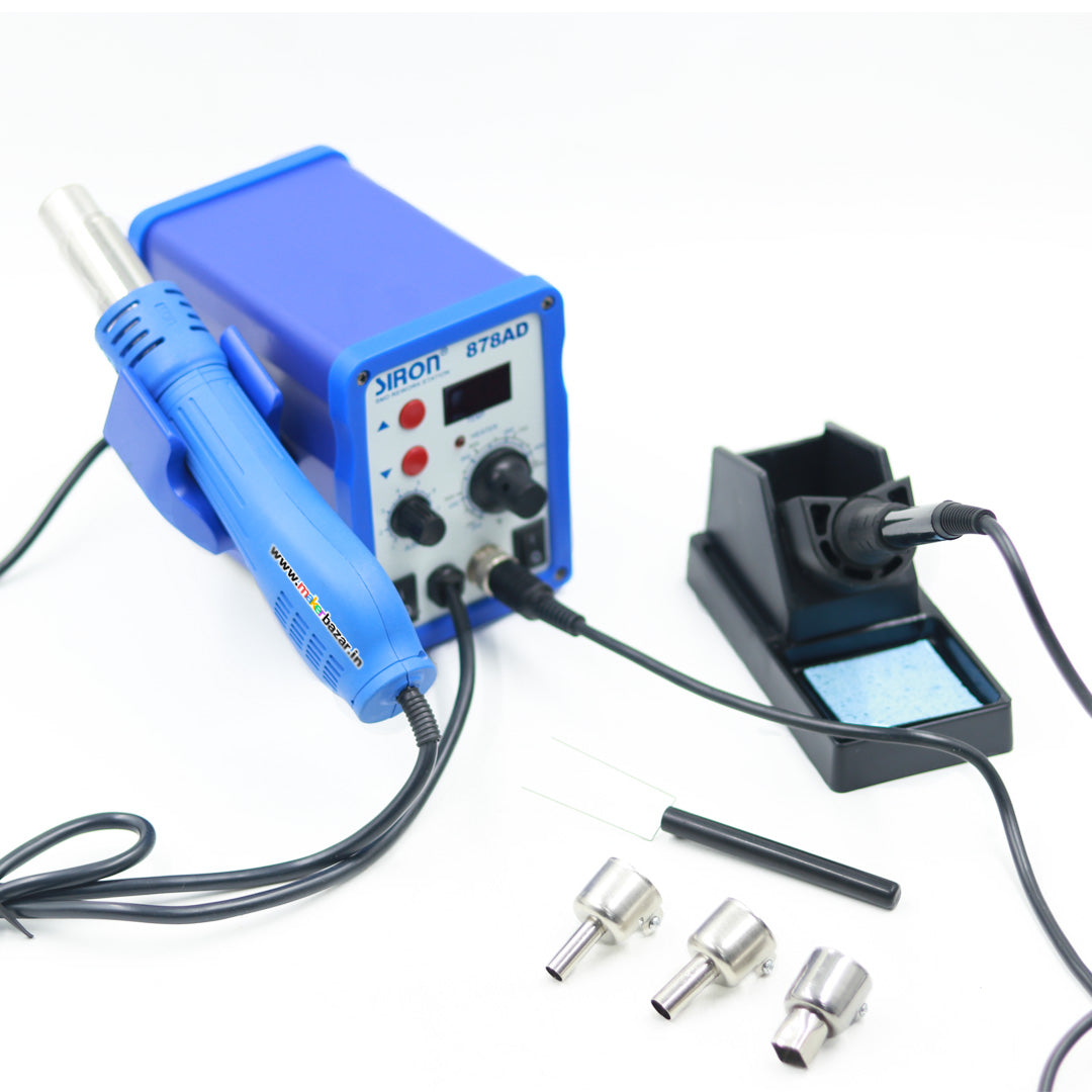 Siron: 878AD 2-in-1 Digital SMD Rework Station