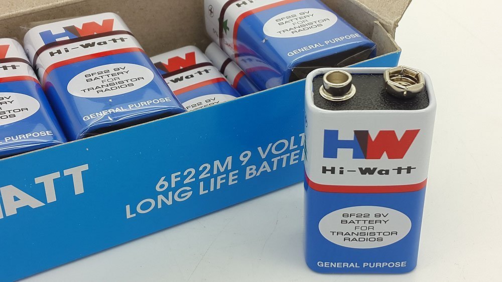 HW Hi-Watt 9v Battery