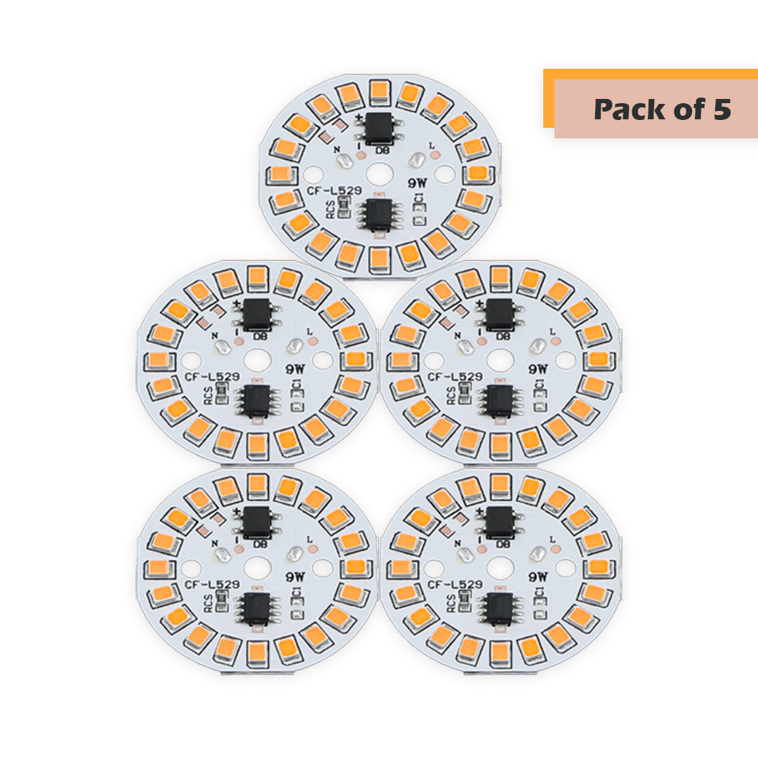 38mm 9-Watt 20-LEDs AC DOB Led Circular PCB for Led Bulbs