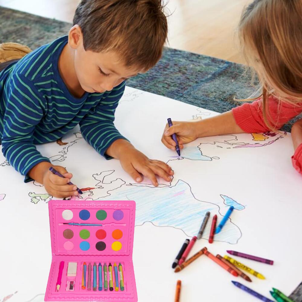 24pcs Colour Kit Box for DIY/ Art & Craft hu