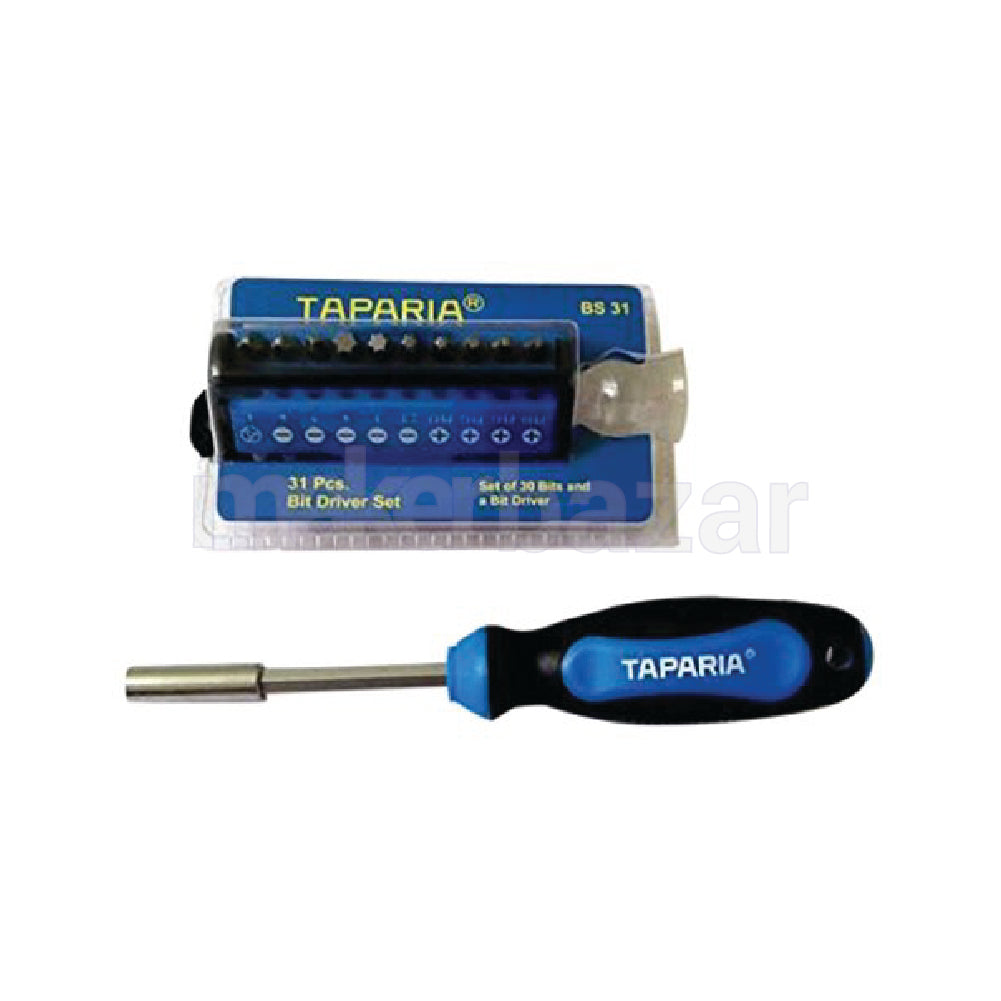 Taparia BS31 Steel Bit Screw Driver Set (Multicolour, 31-Pieces)