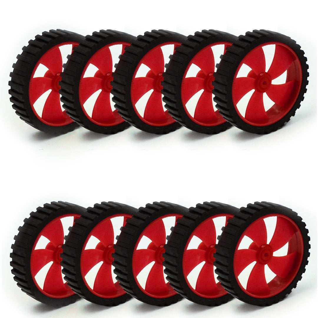 Robotic DC Small BO Wheels 4.5cm x 1.2cm