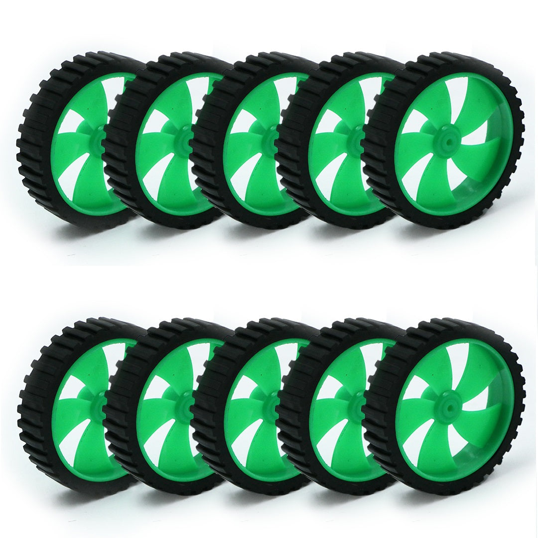 Robotic DC Small BO Wheels 4.5cm x 1.2cm
