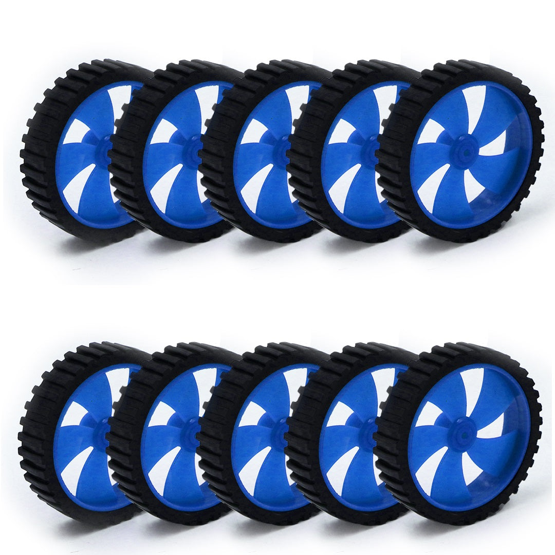 Robotic DC Small BO Wheels 4.5cm x 1.2cm