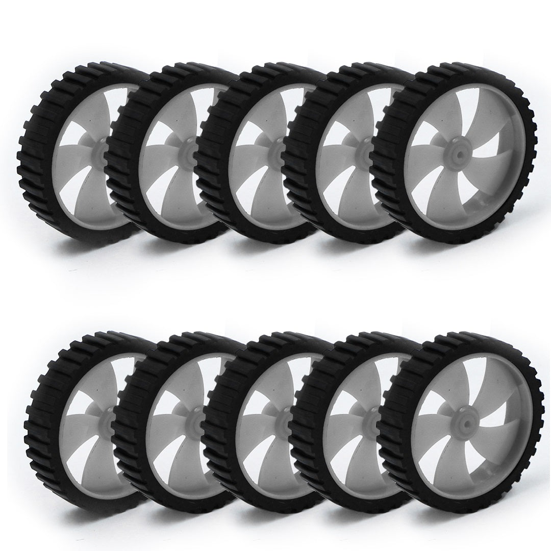 Robotic DC Small BO Wheels 4.5cm x 1.2cm