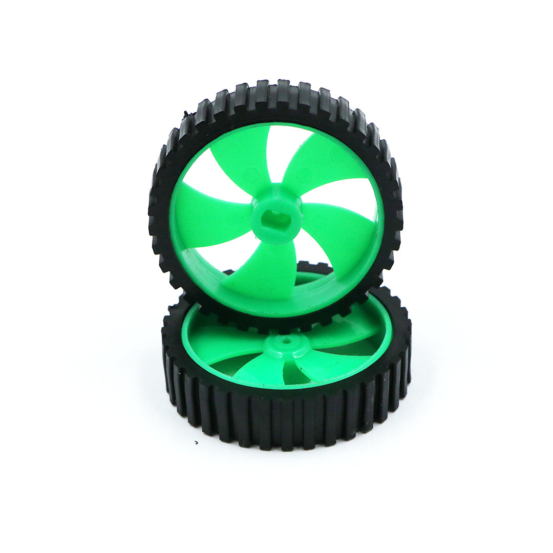 Robotic DC Small BO Wheels 4.5cm x 1.2cm