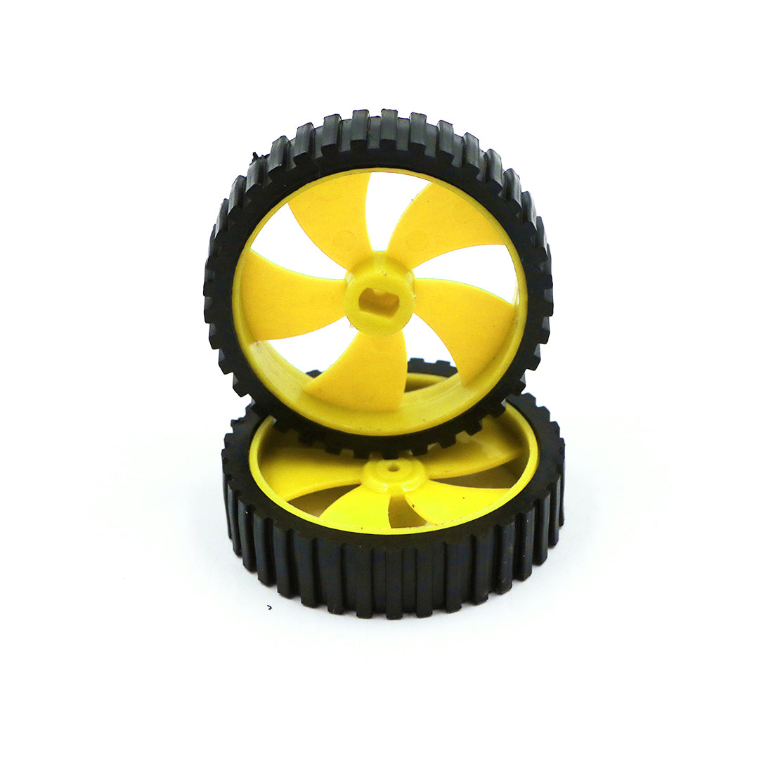 Robotic DC Small BO Wheels 4.5cm x 1.2cm