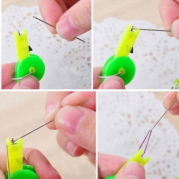 Automatic Sewing Needle Threader Inserter Tool