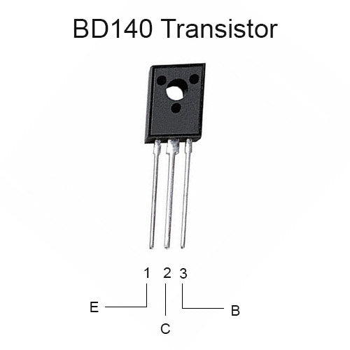 BD140 General Purpose BJT PNP Transistor of TO-126 Package
