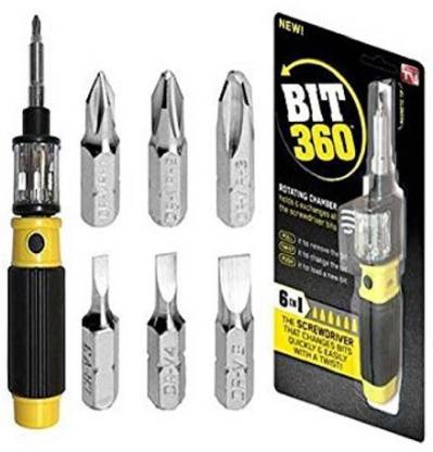 BIT 360: 6 in 1 Screwdriver Set