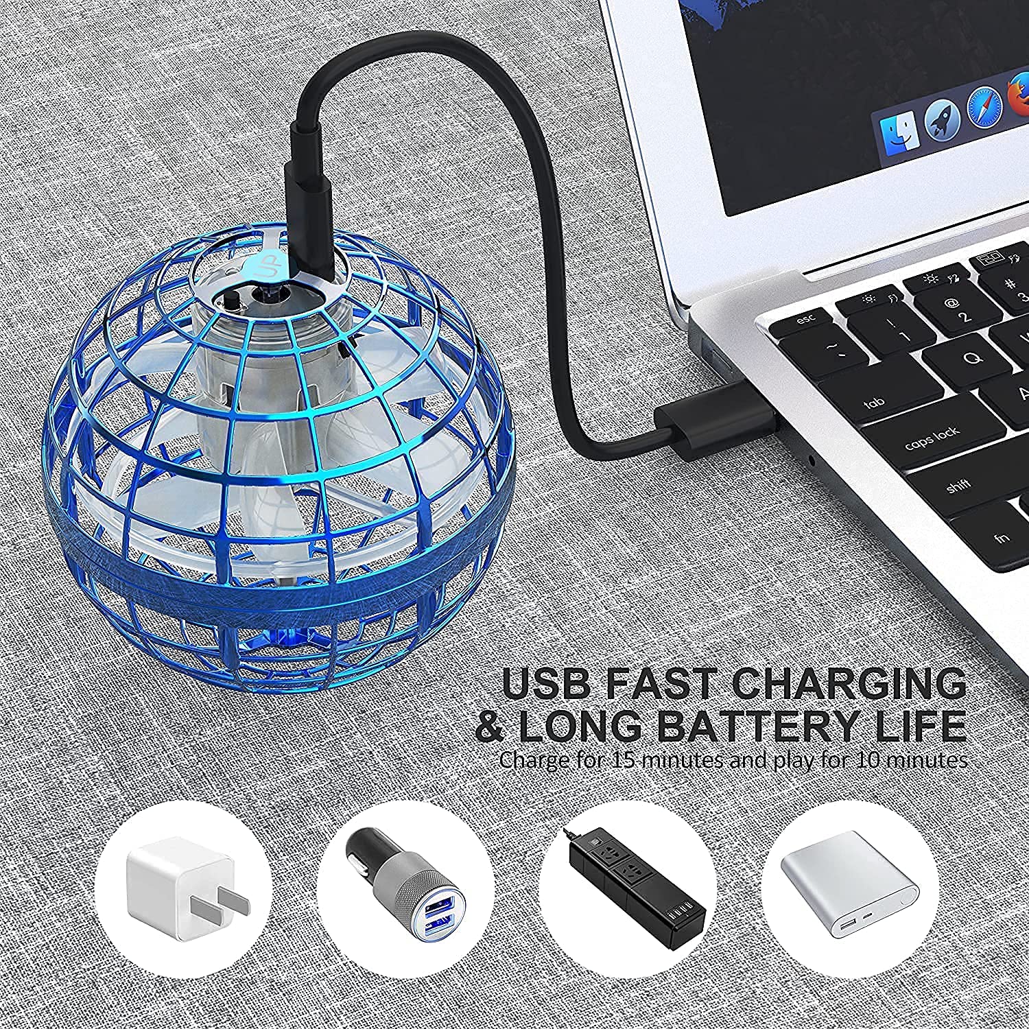 360° Rotating Ball Boomerang Mini Pro Spinner Blastoise Toys