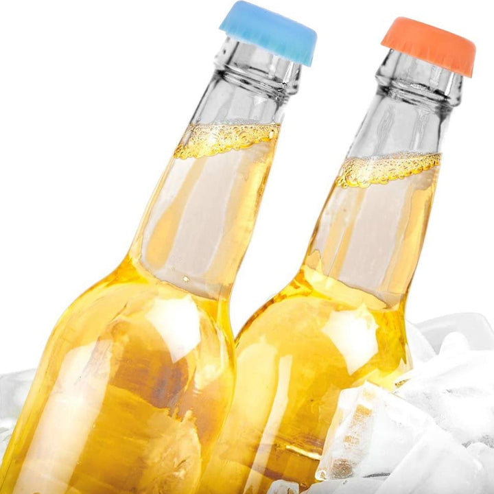 Sillicone Bottle Caps - Soda/Cold-Drink/Beer (6Pcs)