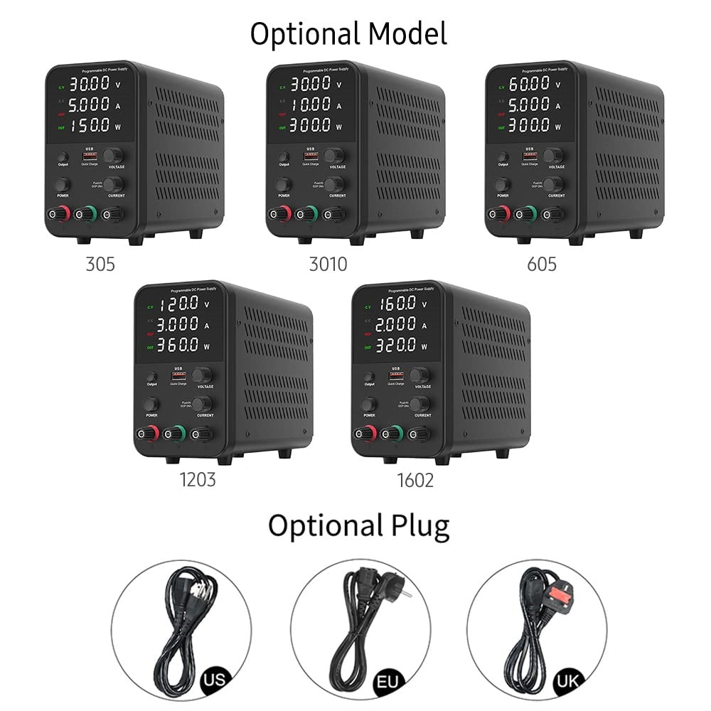 3010 Programmable DC Power Supply 30V 10A Digital Display