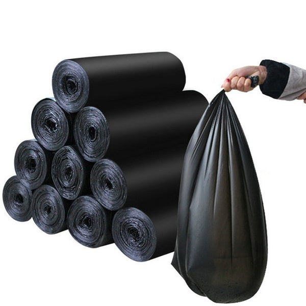 30x50in 10pcs Multipurpose DIY Big Black Polythene Bags for Art & Crafts