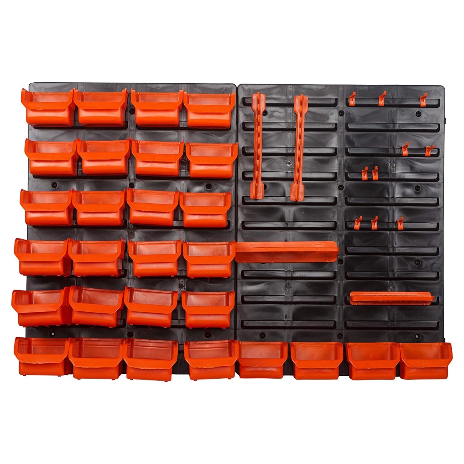 BLACK+DECKER: BDST73832-8 Wall Panel Set with Bins, Racks and Holders (43-Pieces)