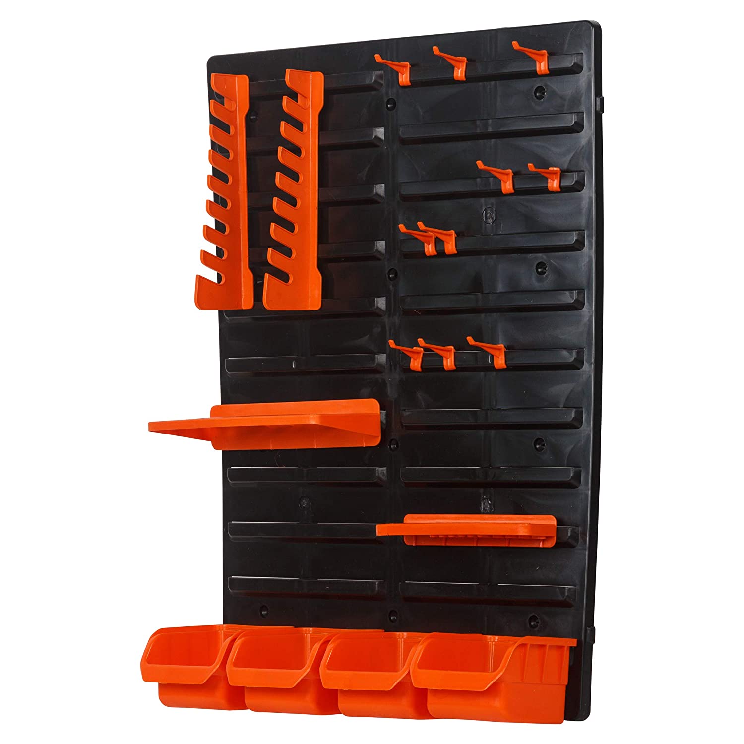 BLACK+DECKER: BDST73832-8 Wall Panel Set with Bins, Racks and Holders (43-Pieces)