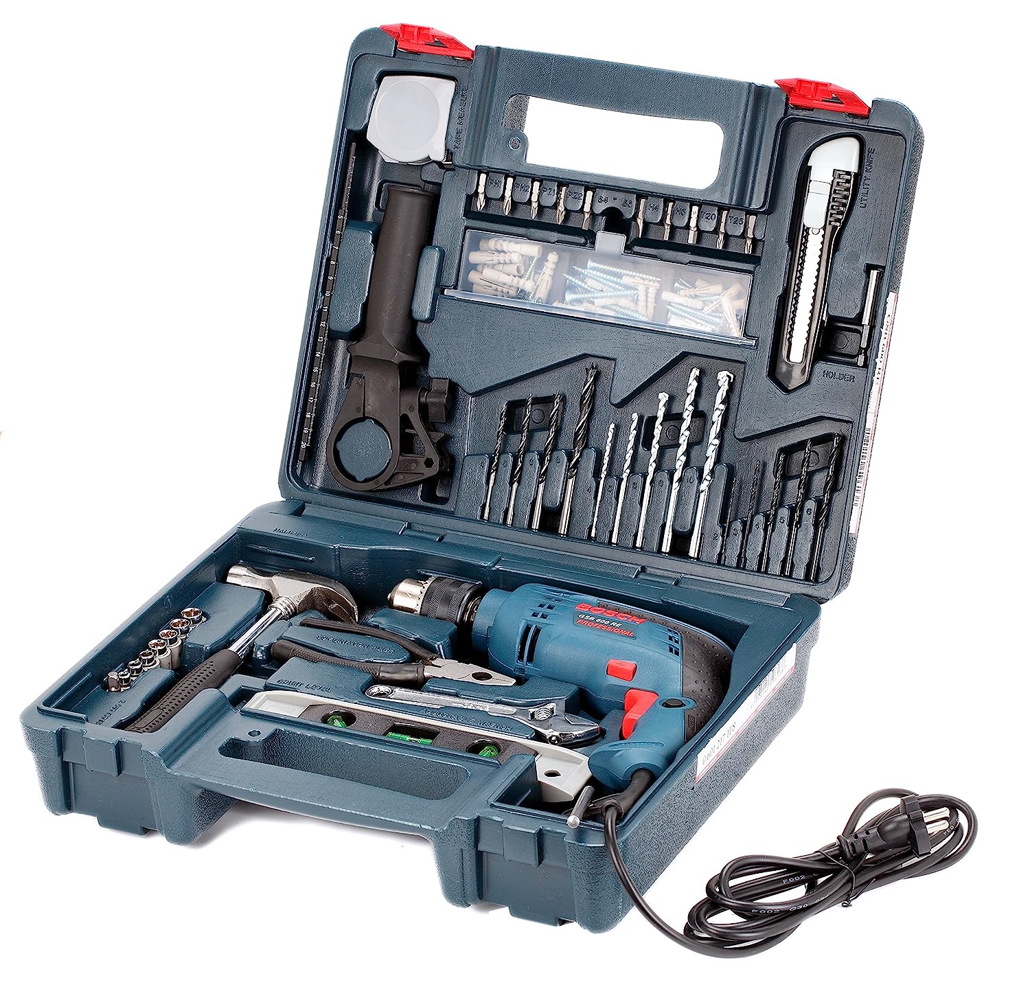 Bosch: GSB 600RE 600W Drill Machine Impact with Professional Tool Kit