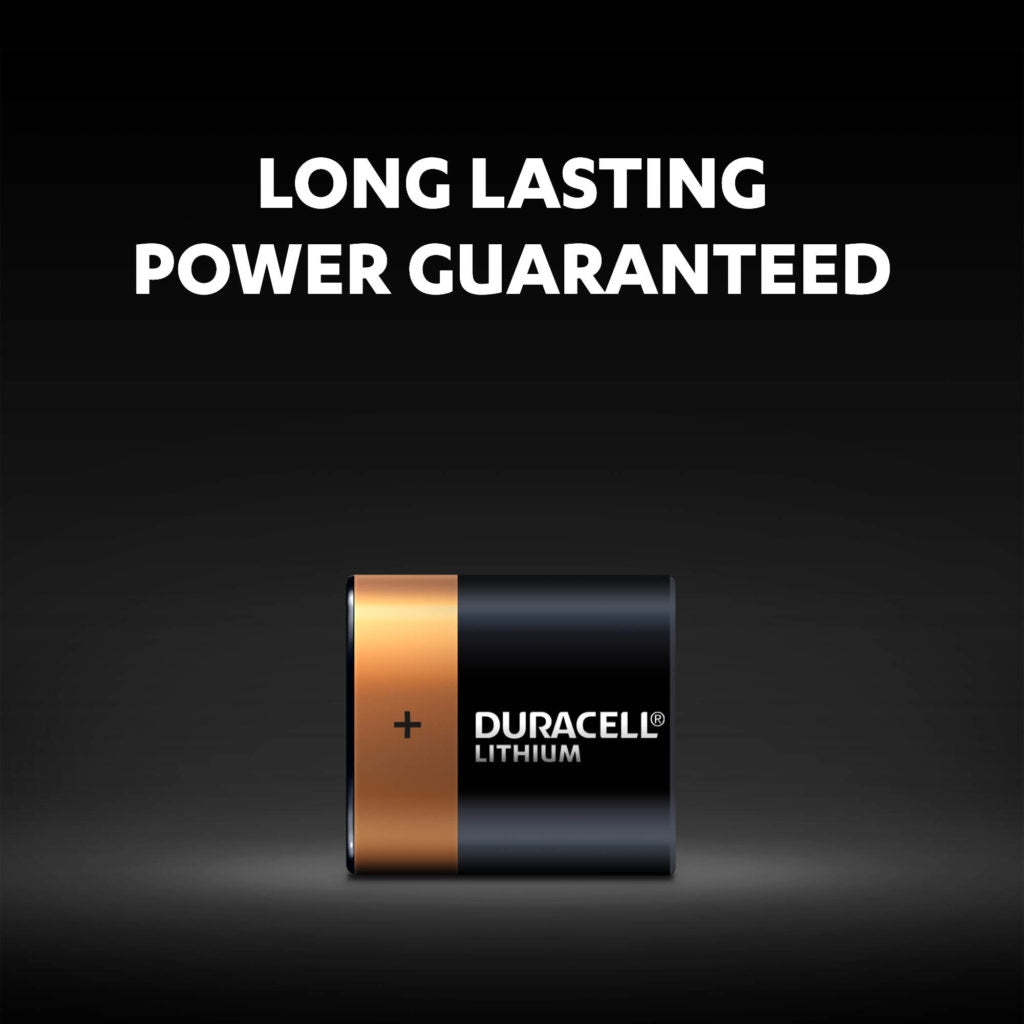 Duracell: 223 CR-P2 1400mAh 6V Lithium (LiMNO2) Photo Battery (DL223) Non-Rechargeable Cell