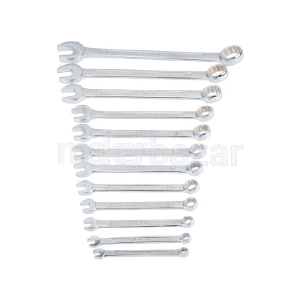 Taparia: CSS 12 Combination Spanner Sets 6 to 22 (Silver, Pack of 12)