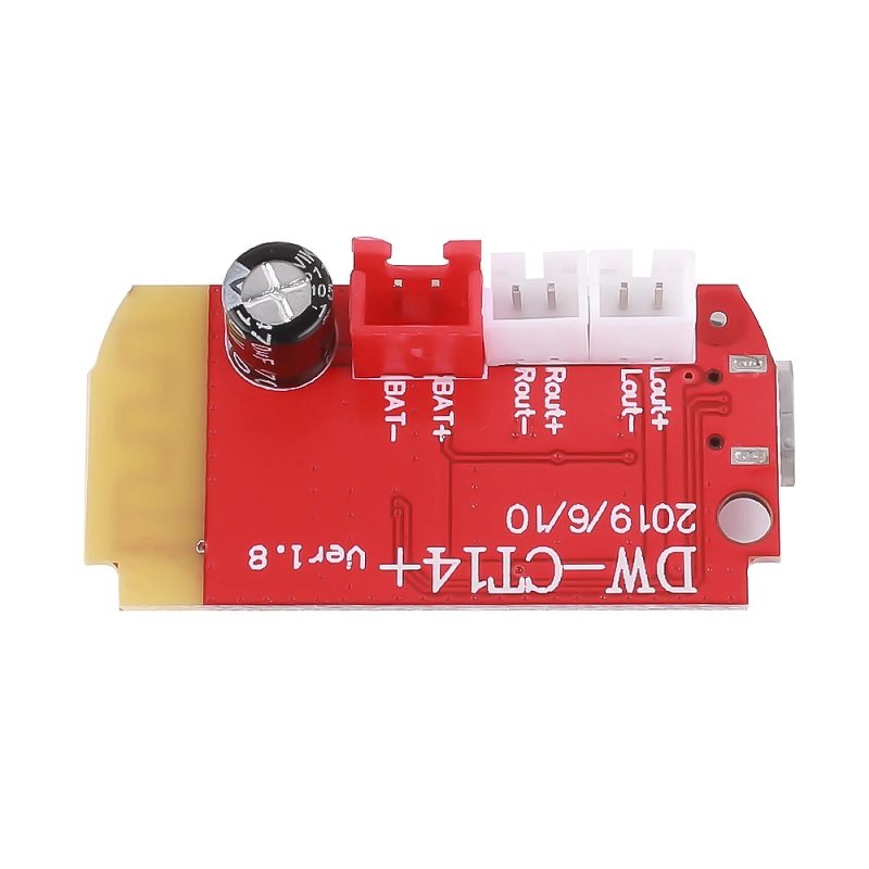 CT14 Bluetooth 4.2 F Class 5W+5W Stereo Audio Amplifier Module with Onboard Micro-USB battery Charging